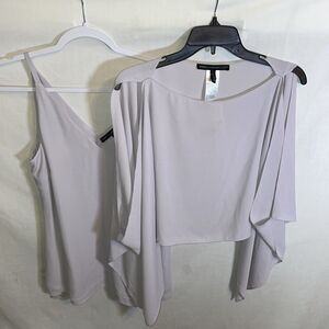 WHBM Women’s Blouse Camisole Set Size Small Light Purple Going Out Party NWT
